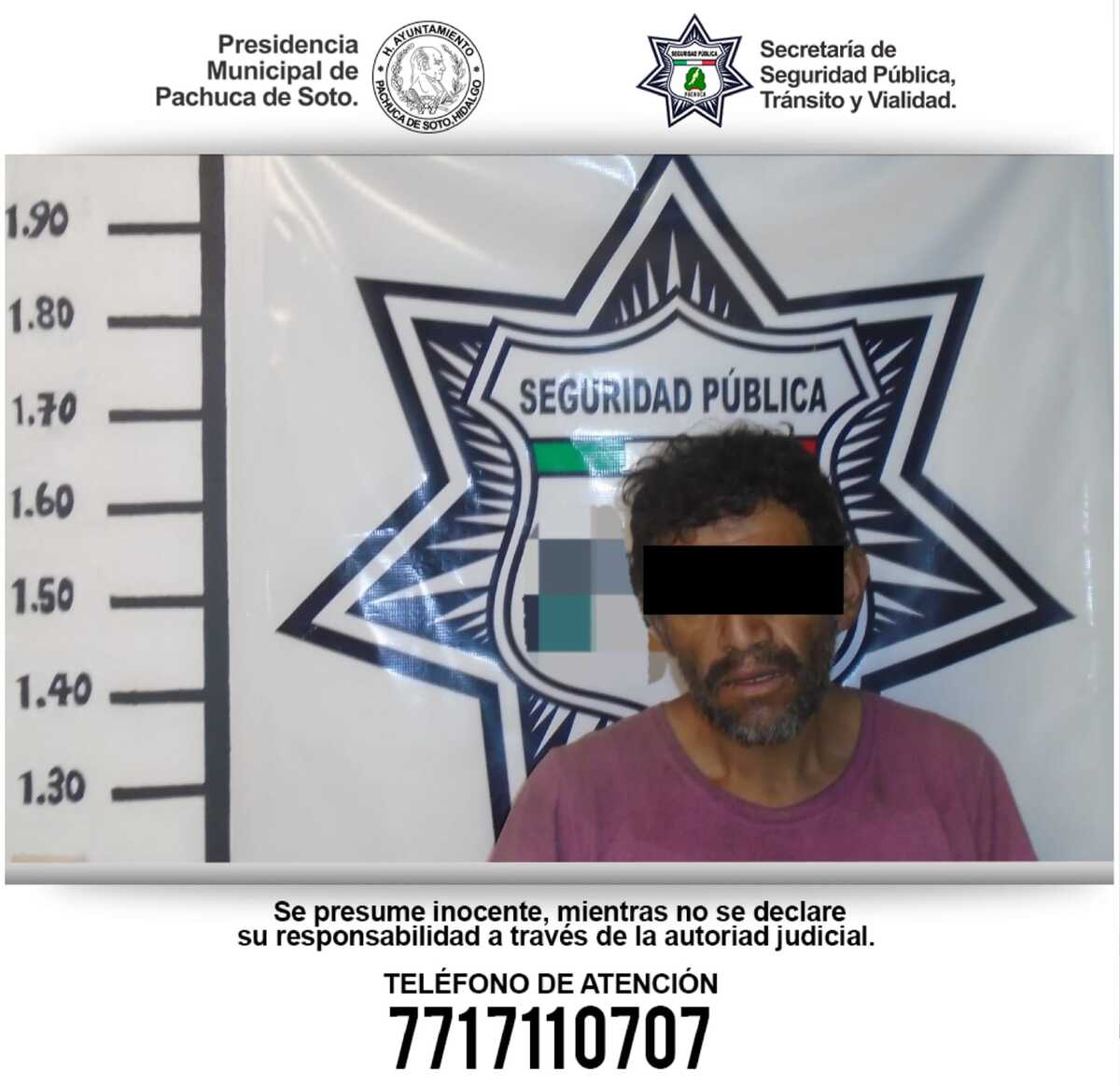 Hombre detenido en Pachuca por robo de cableado.