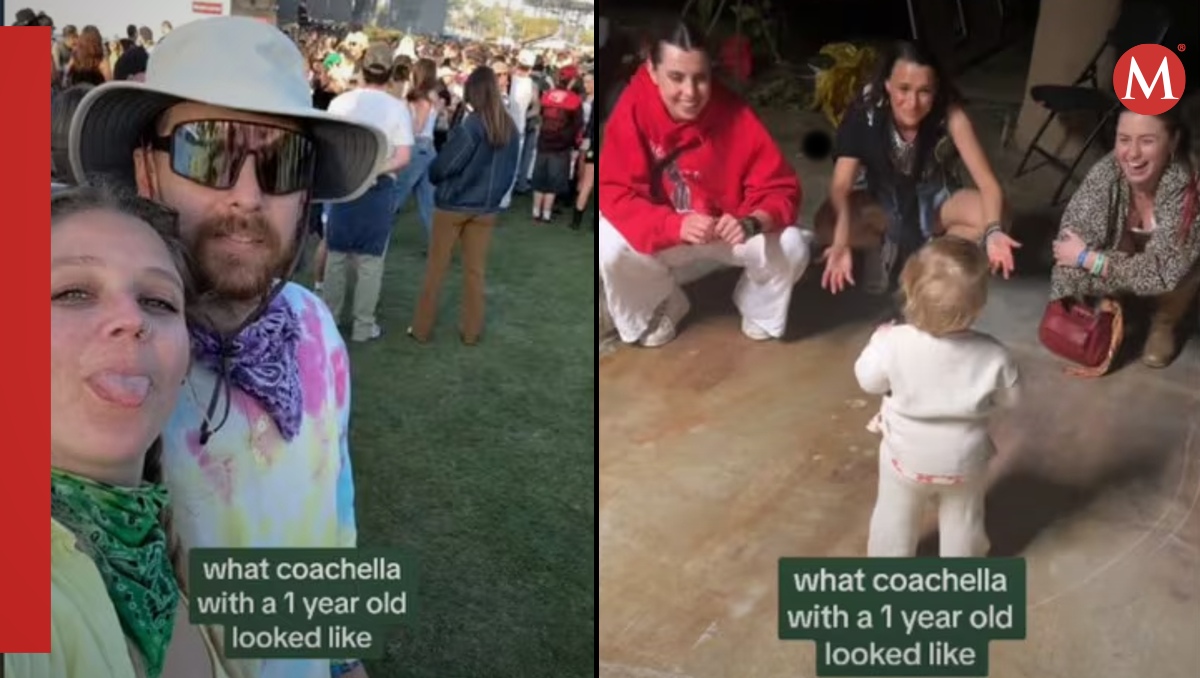 Pareja lleva a su bebé de 14 meses al festival de Coachella | ESPECIAL