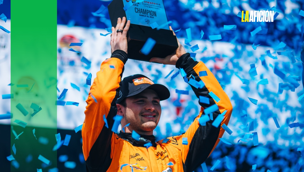 Pato O'Ward, declarado ganador en St. Petersburgo por descalificaciones al Team Penske (X: @ArrowMcLaren)