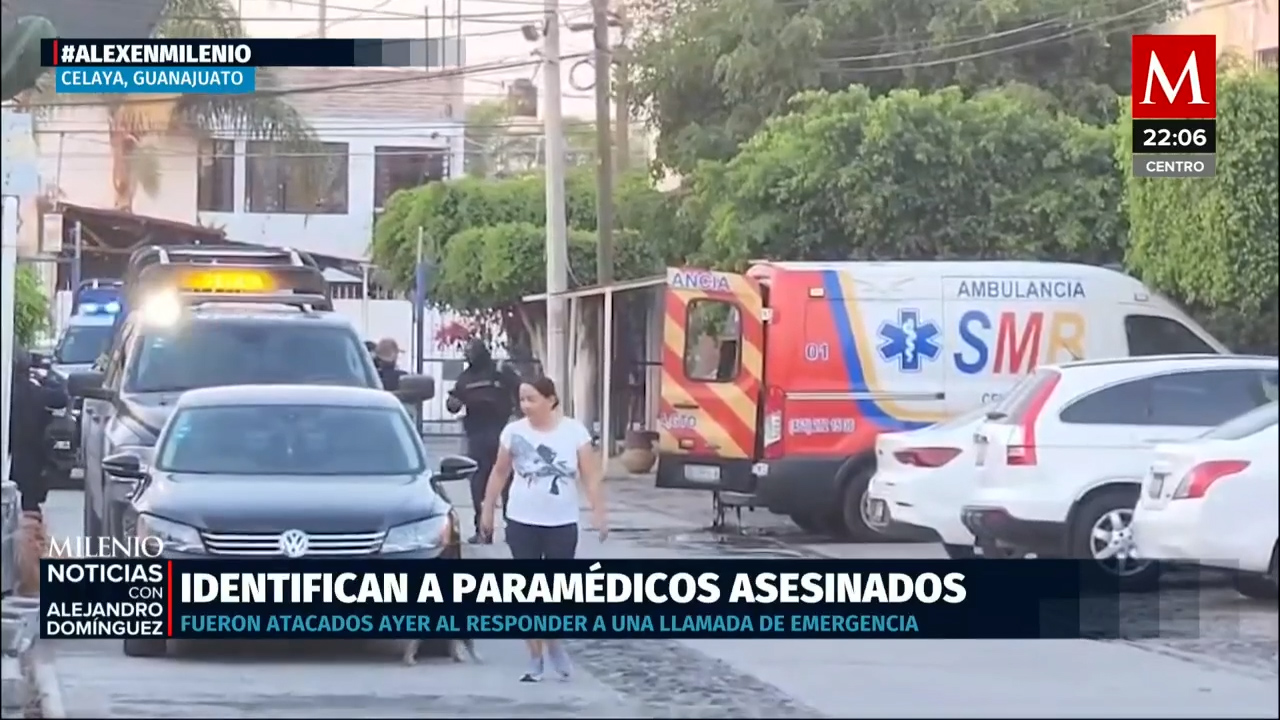 Son identificados paramédicos asesinados en Guanajuato
