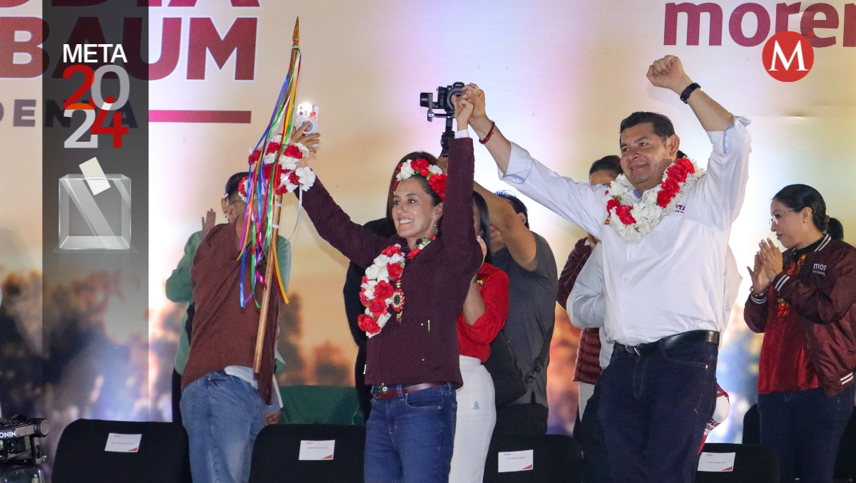 Armenta pondrá el gobierno de Puebla al servicio del pueblo: Sheinbaum | EsImgen