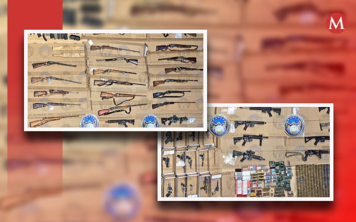 Fiscalía de Guanajuato decomisa arsenal de armas | ESPECIAL