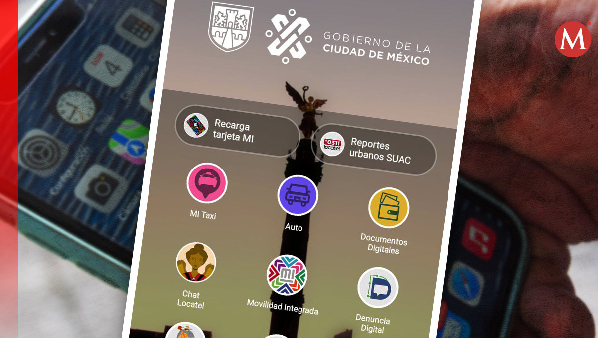El Gobierno de la CdMx presenta Chatbot para realizar trámites en teléfonos móviles. Foto: Diseño Milenio.
