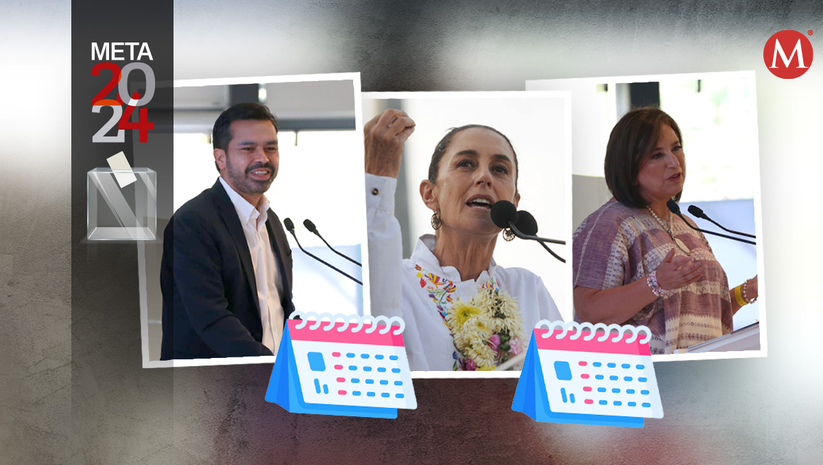 Actividades de Sheinbaum, Xóchitl Gálvez y Máynez hoy 26 de abril | Especial