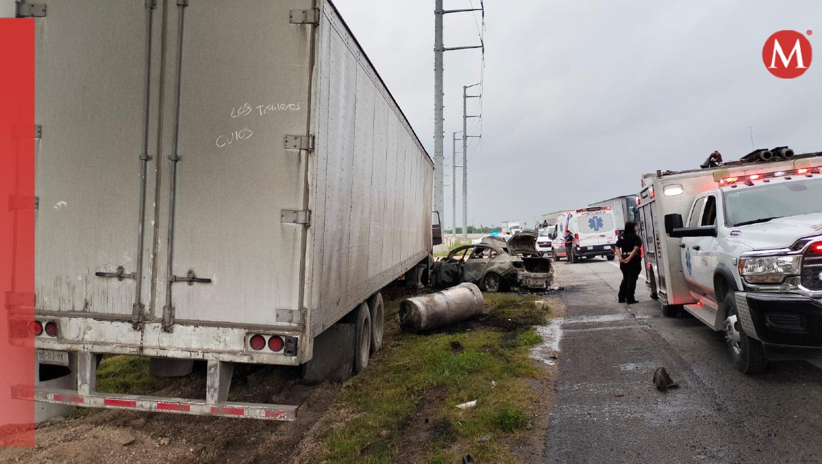 Choque deja una personas fallecida en libramiento de  Reynosa