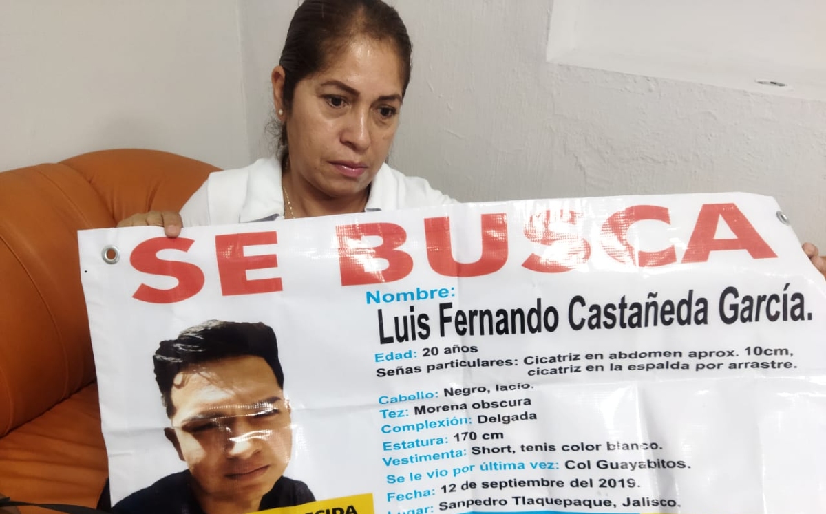 Guadalupe García, madre de Luis Fernando continúa con su búsqueda (Foto: Andrea Manzo)