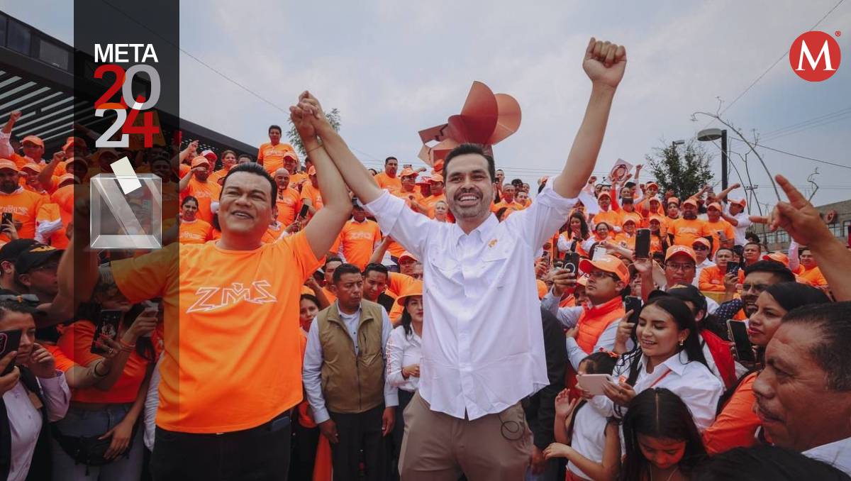 Jorge Alvarez Maynez visita Nezahualcóyotl en compañía de Juan Zepeda| Foto: Zulyema García