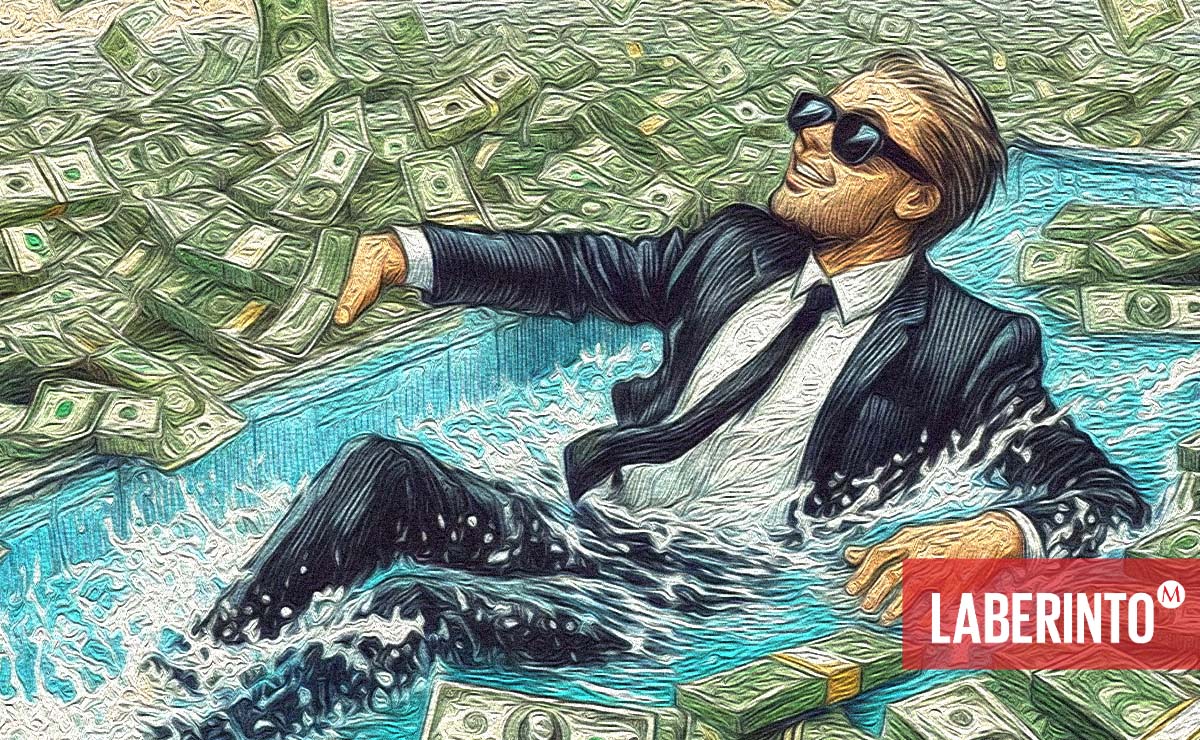 Los millonarios y los artistas se parecen. Ambos son creadores de universos ficticios. (Ilustración: Simón Serrano)