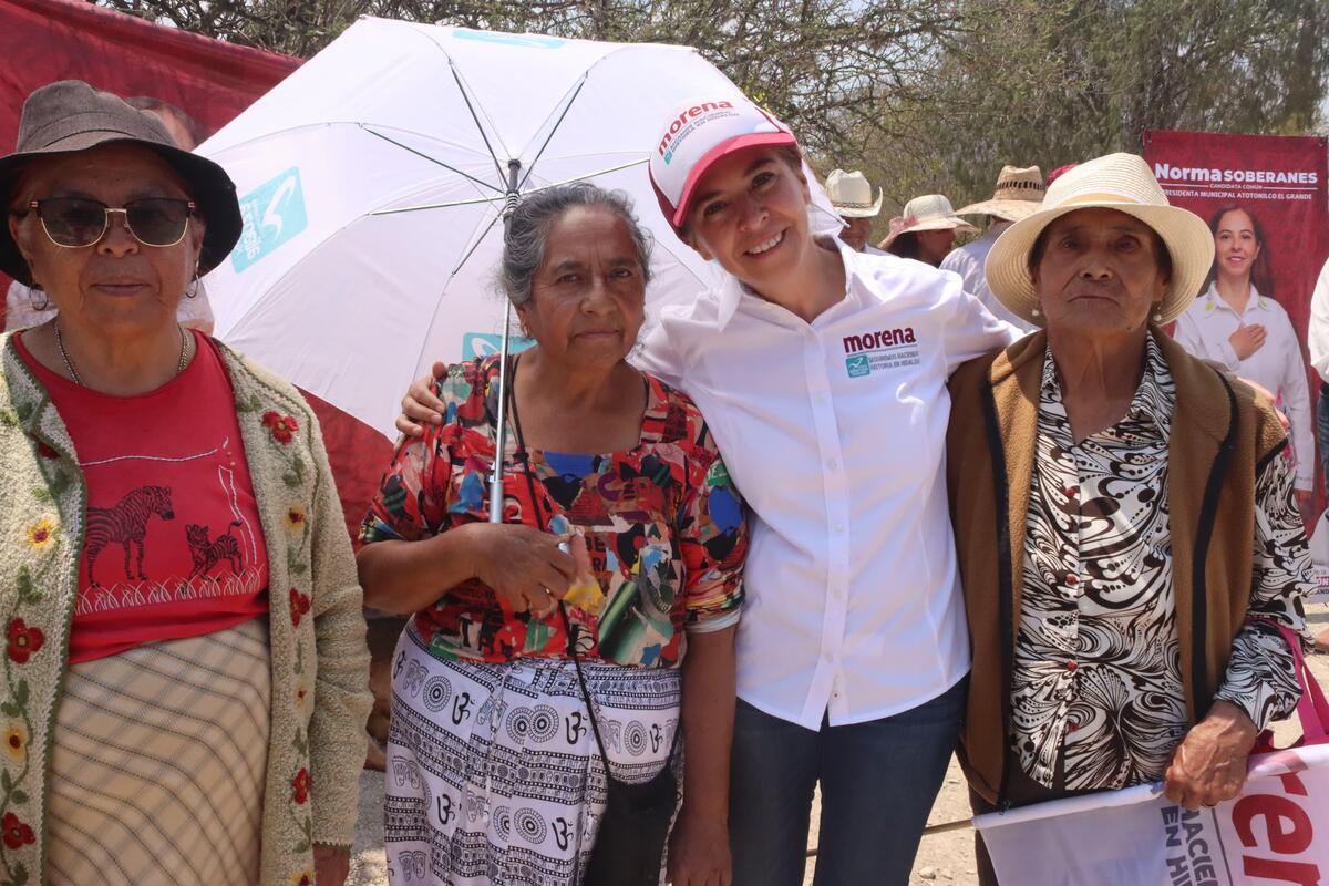 Norma Soberanes Calva, candidata a la presidencia de Atotonilco el Grande.