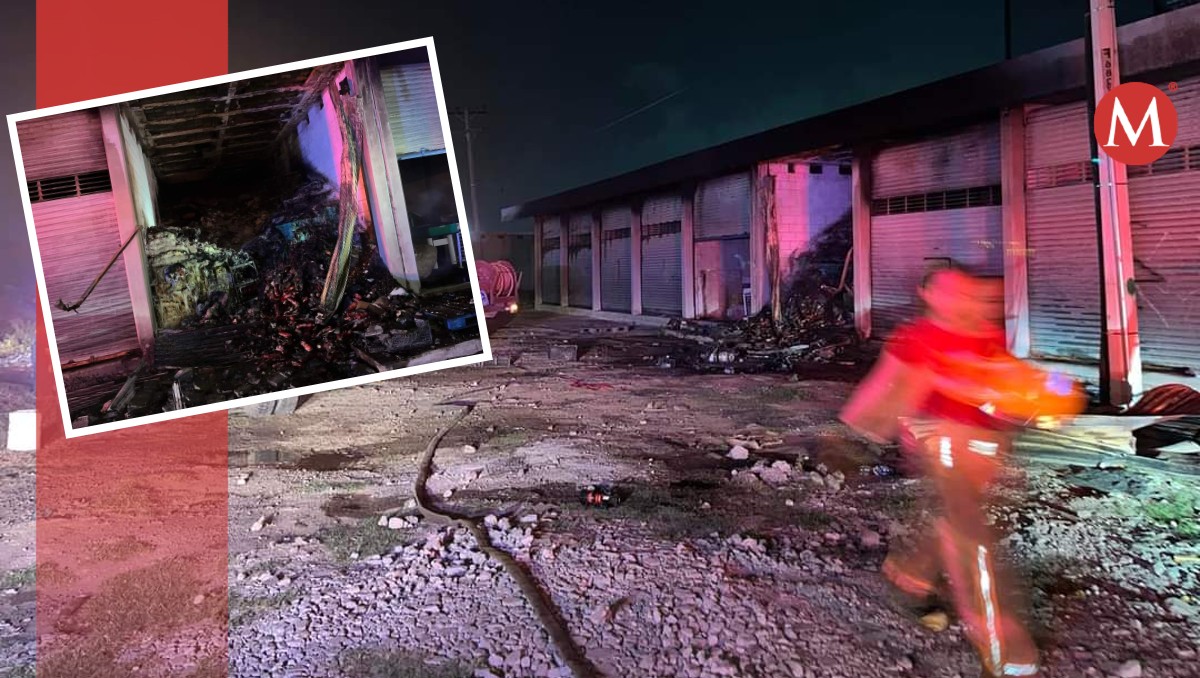 Se incendian tres bodegas en la Central de Abastos de Altamira