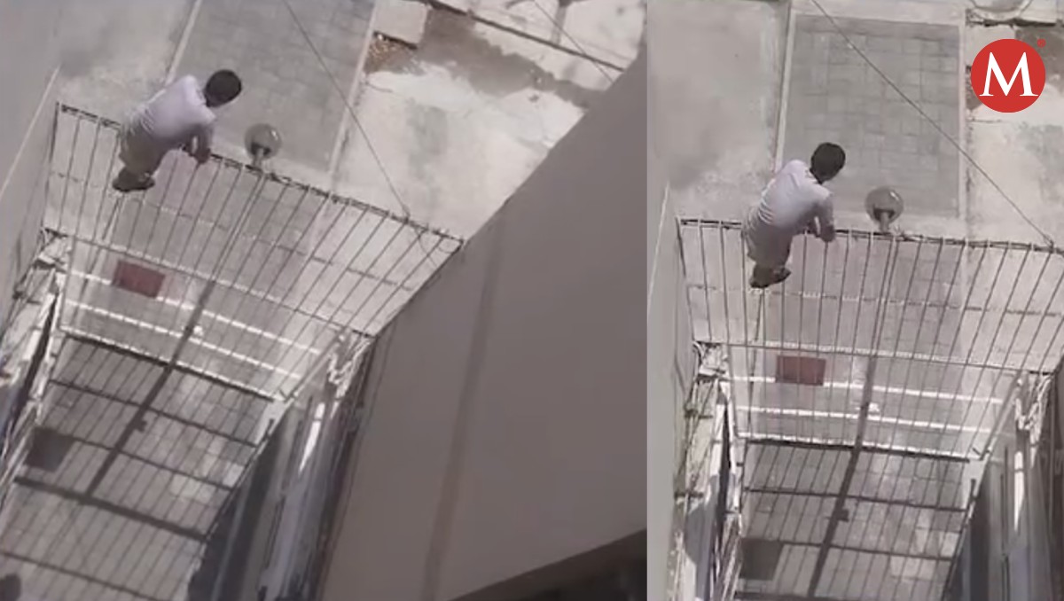Vecinos sorprenden a presunto ladrón y lo encierran para evitar su escape. (TD Victoria)