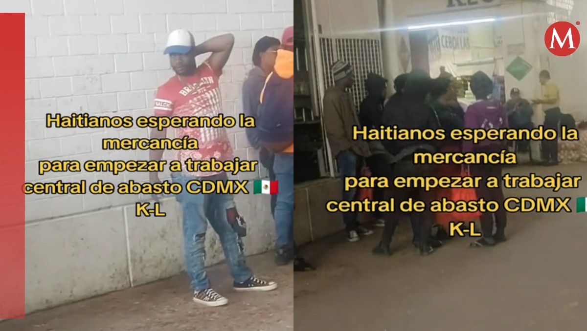 Haitianos esperan oportunidades laborales en Central de Abasto de Ciudad de México | Imágenes: TikTok. @queridacentraldeabasto
