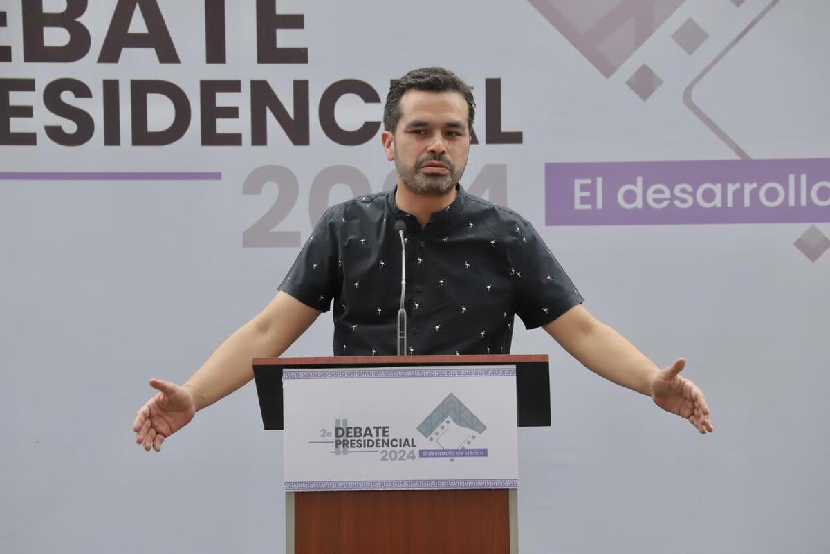 Jorge Alvarez Máynez aseguró que MC puede derrotar a Morena. (Foto: Ariel Ojeda)