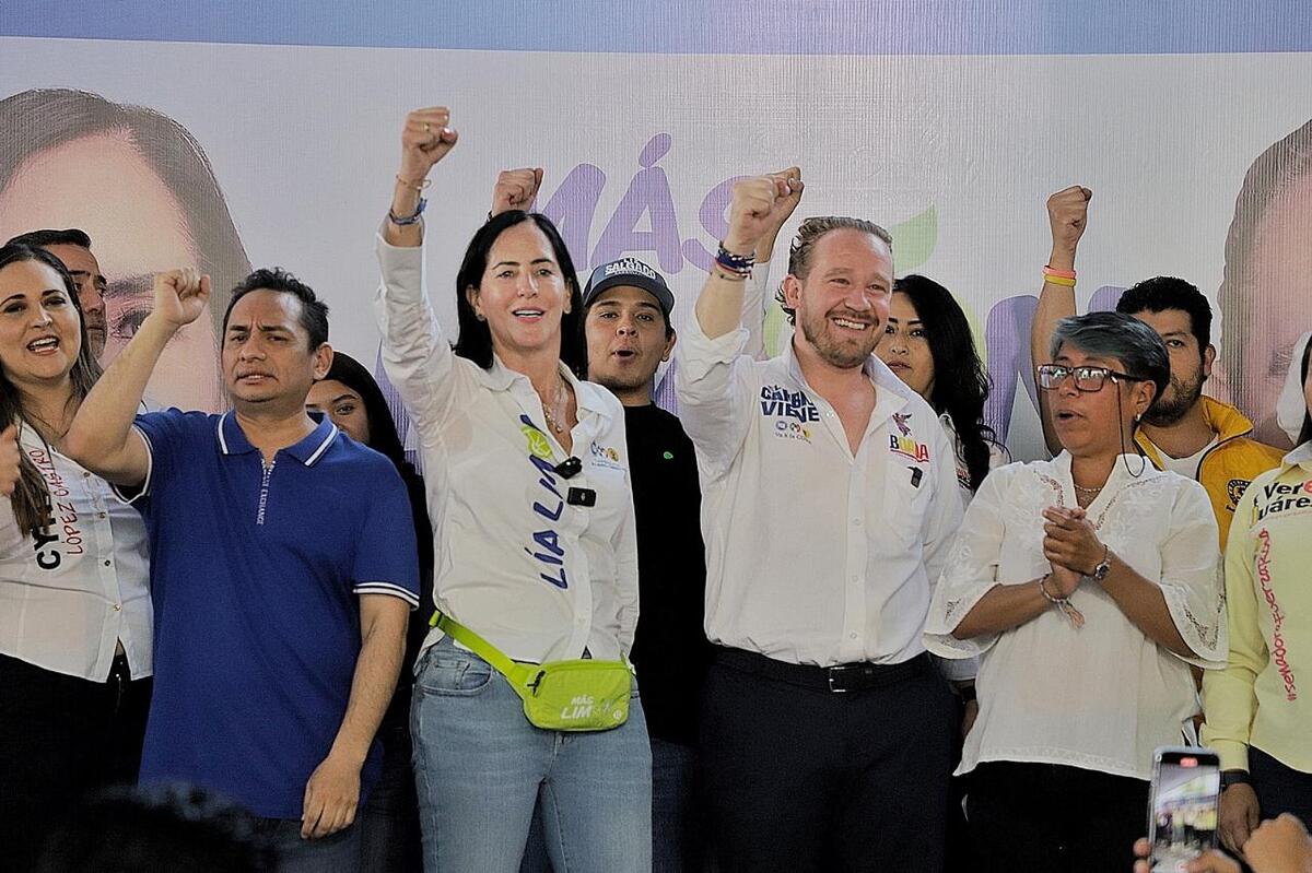 Lía Limón y Santiago Taboada.