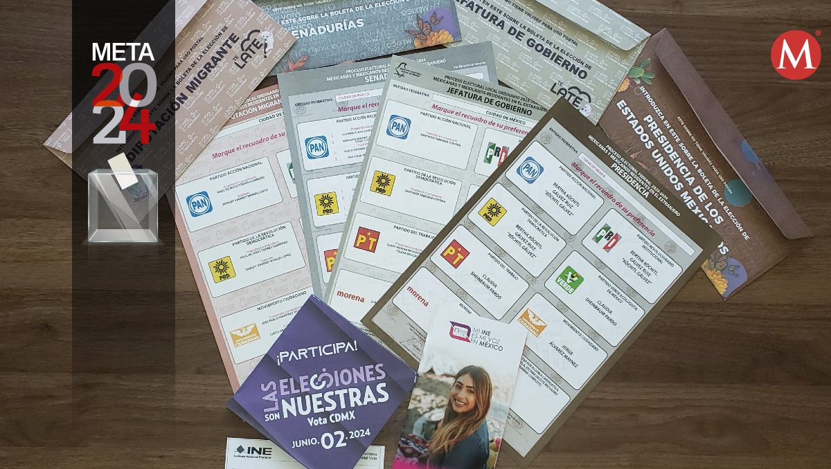 Los mexicanos compartieron imágenes de las boletas electorales que recibieron. | @Claudiajimena
