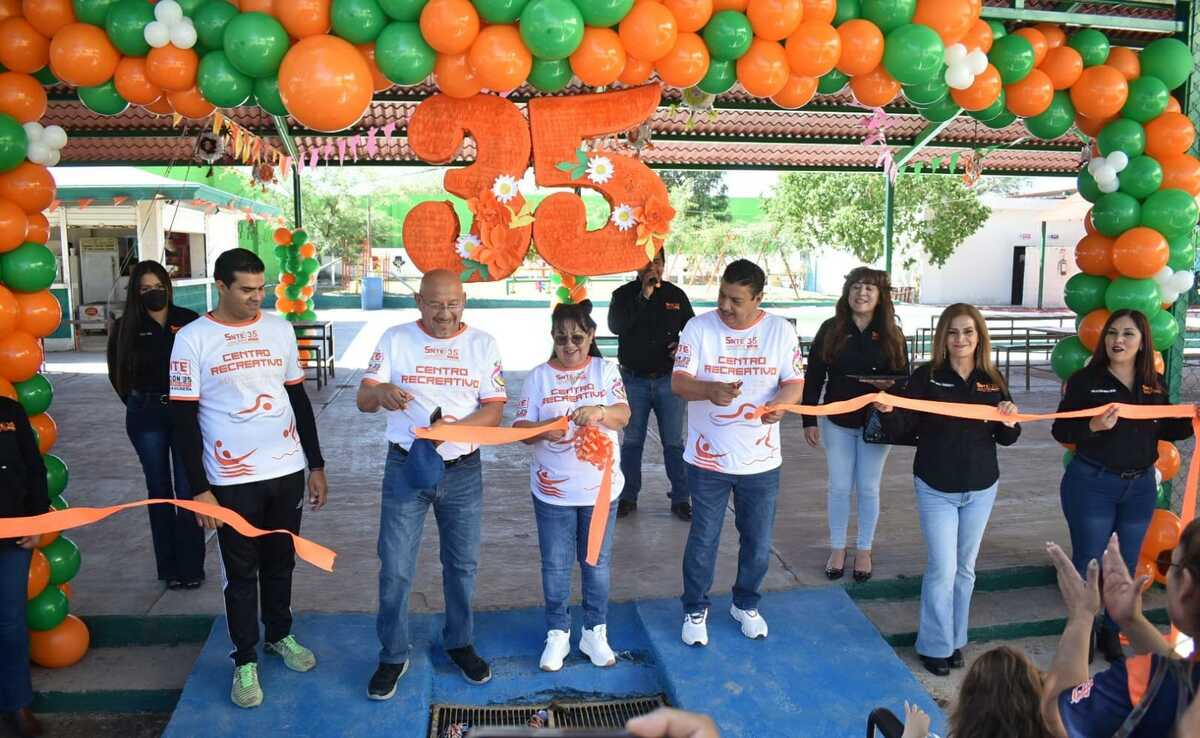 Recreativo de la Sección 35 en inauguración. | Carlos Hernández Castrejón