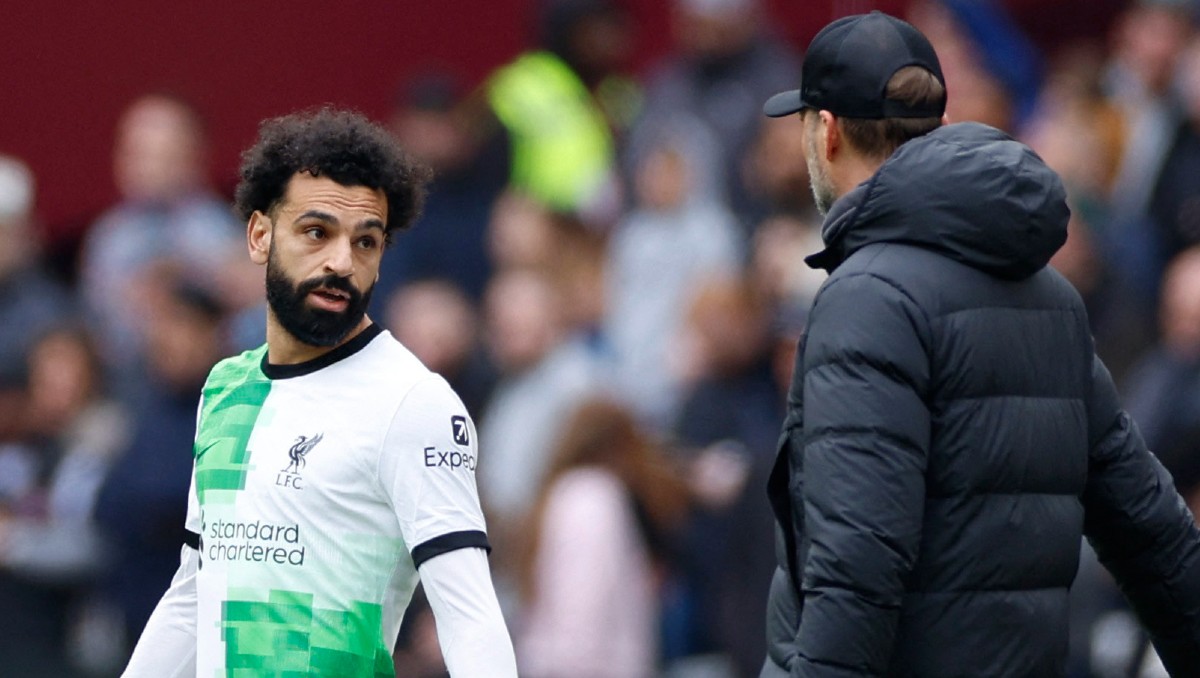 Salah y Klopp protagonizan discusión en partido del Liverpool vs West Ham (Reuters)