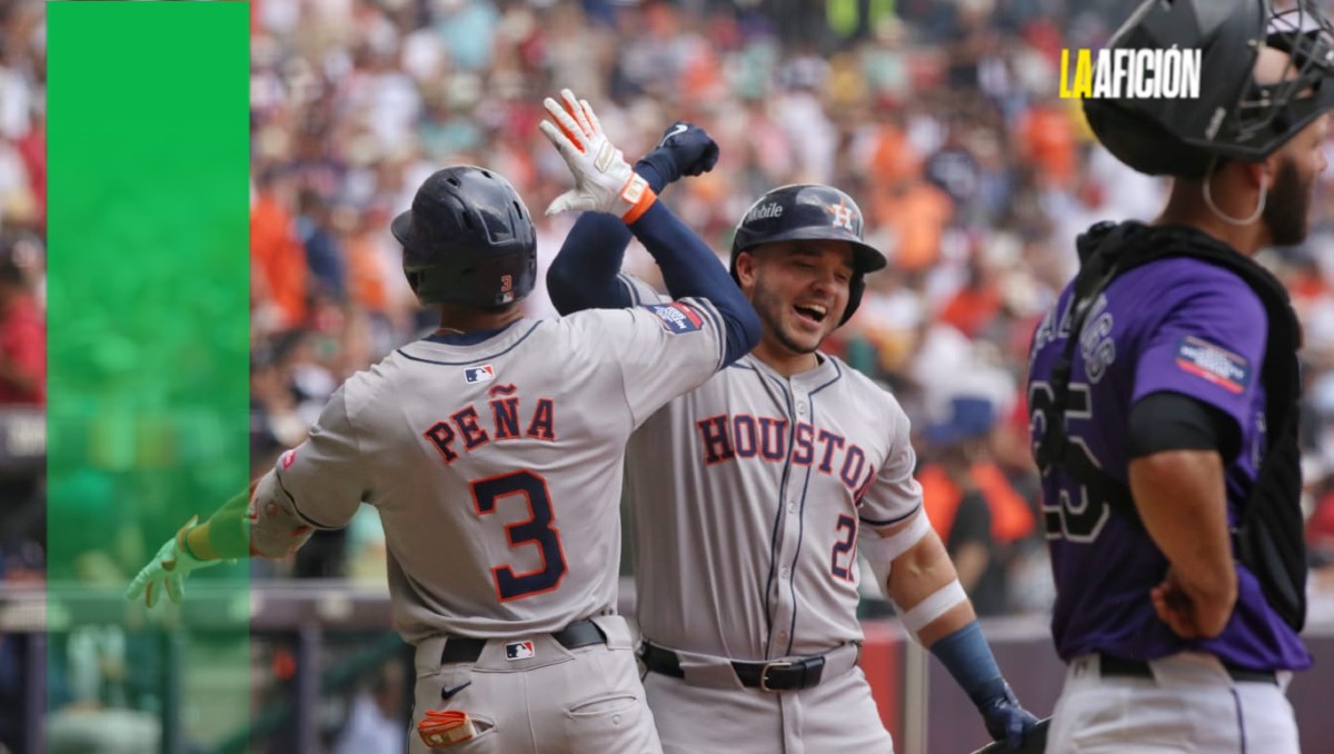 Astros repite el triunfo ante Rockies y se queda con MLB Mexico City Series 2024 (Ariana Pérez)