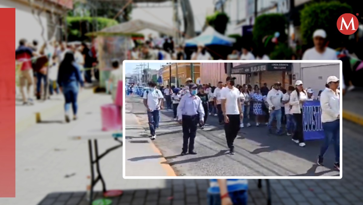 Ciudadanos en Tulancingo marchan en demanda de justicia por el homicidio de la menor