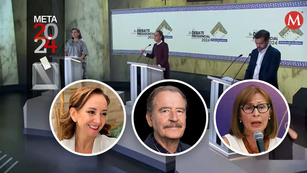 Debate desata comentarios de políticos. (Diseño: Milenio)