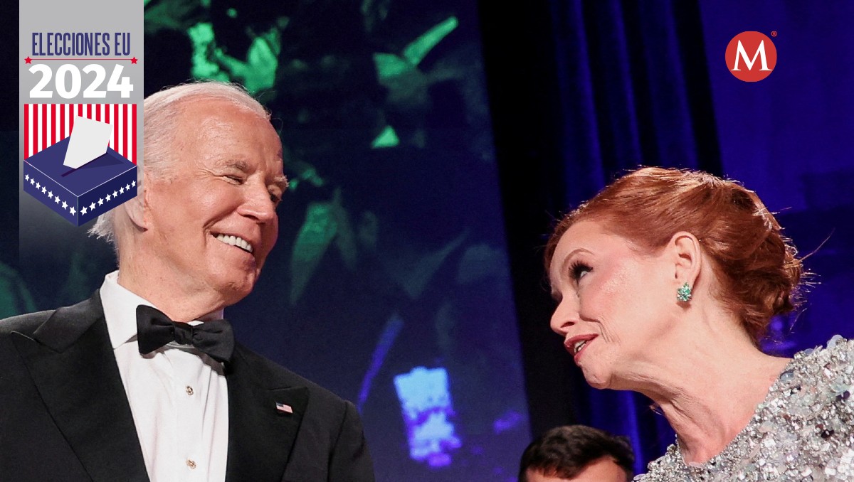 Joe Biden acudió junto a su esposa Jill a la cena de periodistas. | Reuters