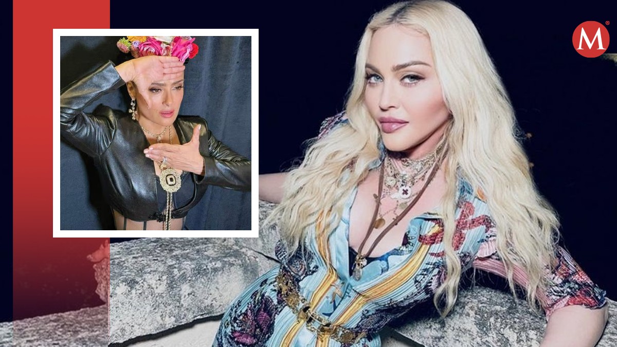 Madonna fue criticada por trato a Salma Hayek. | ESPECIAL