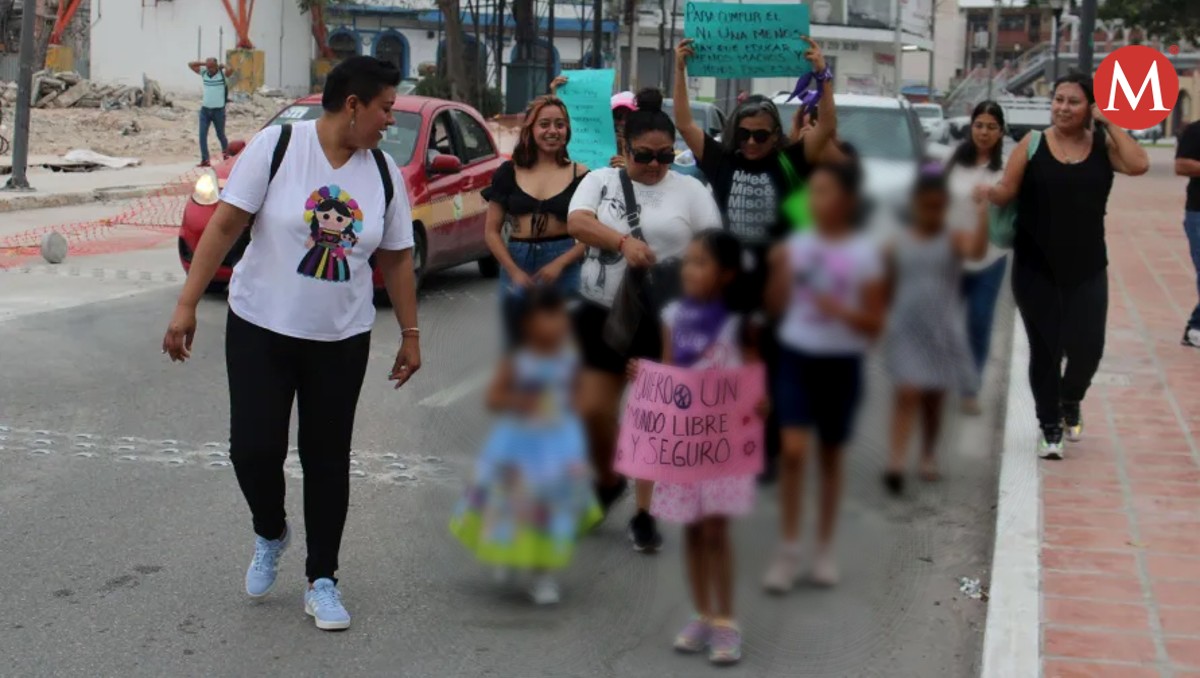 Marchan por las infancias en Tampico, exigen total respeto a la niñez