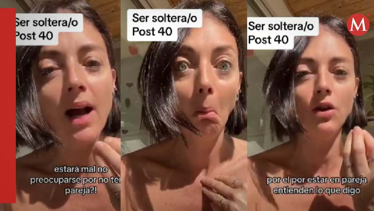 Mujer de 40 años viral por asegurar que es feliz soltera