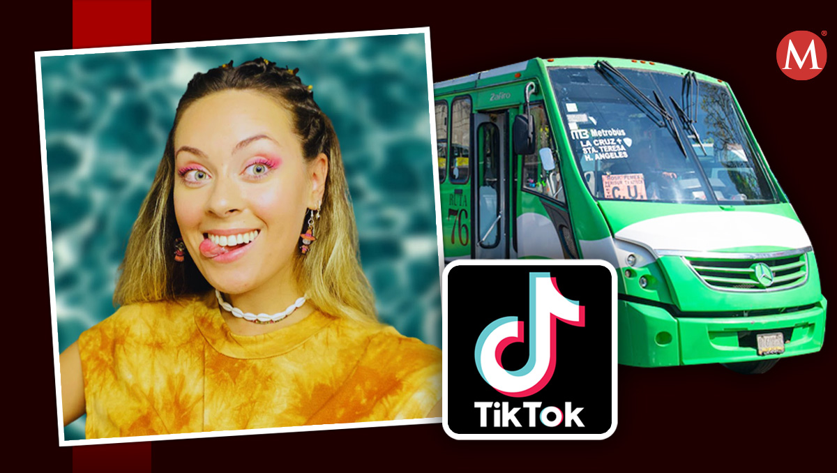 PatyCu, tiktoker española, quedó enamorada del transporte público de la CdMx.