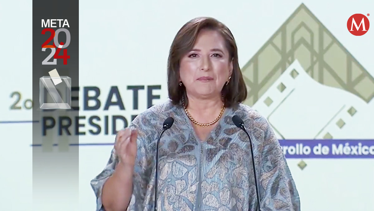 Xóchitl Gálvez promete condonar impuestos a los ciudadanos. Foto: (MILENIO)