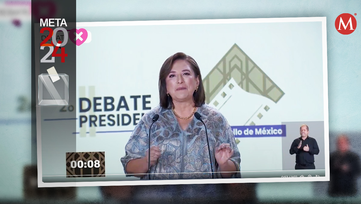 Xóchitl Gálvez no protegerá a delincuentes. Foto: (MILENIO)