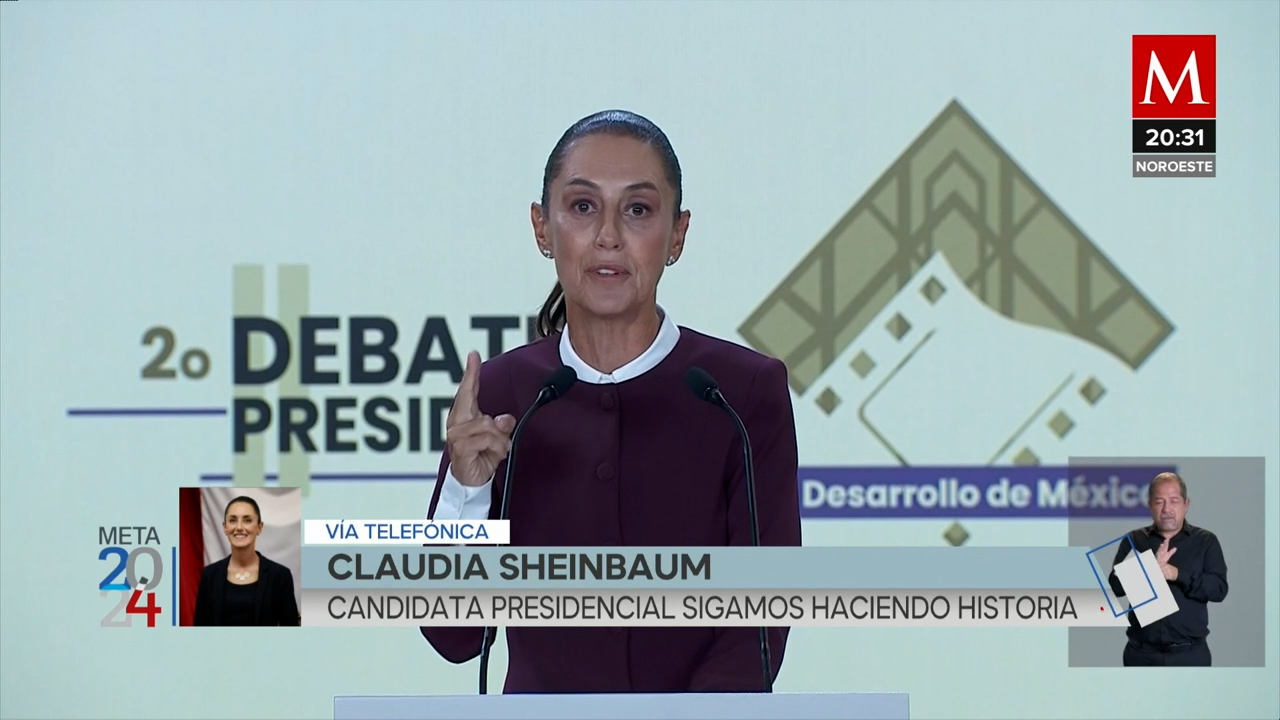 Análisis de Claudia Sheinbaum sobre el debate presidencial y las calumnias