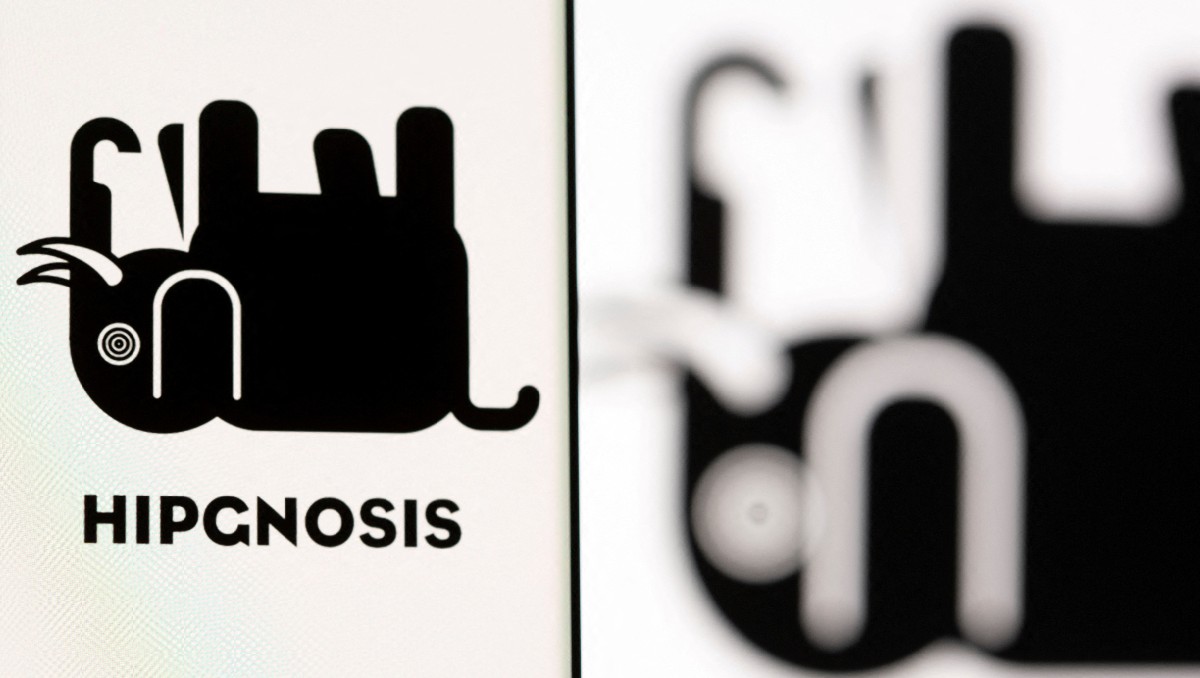Logo de Hipgnosis se ven en esta ilustración tomada el 28 de junio de 2021. Foto: (Reuters)