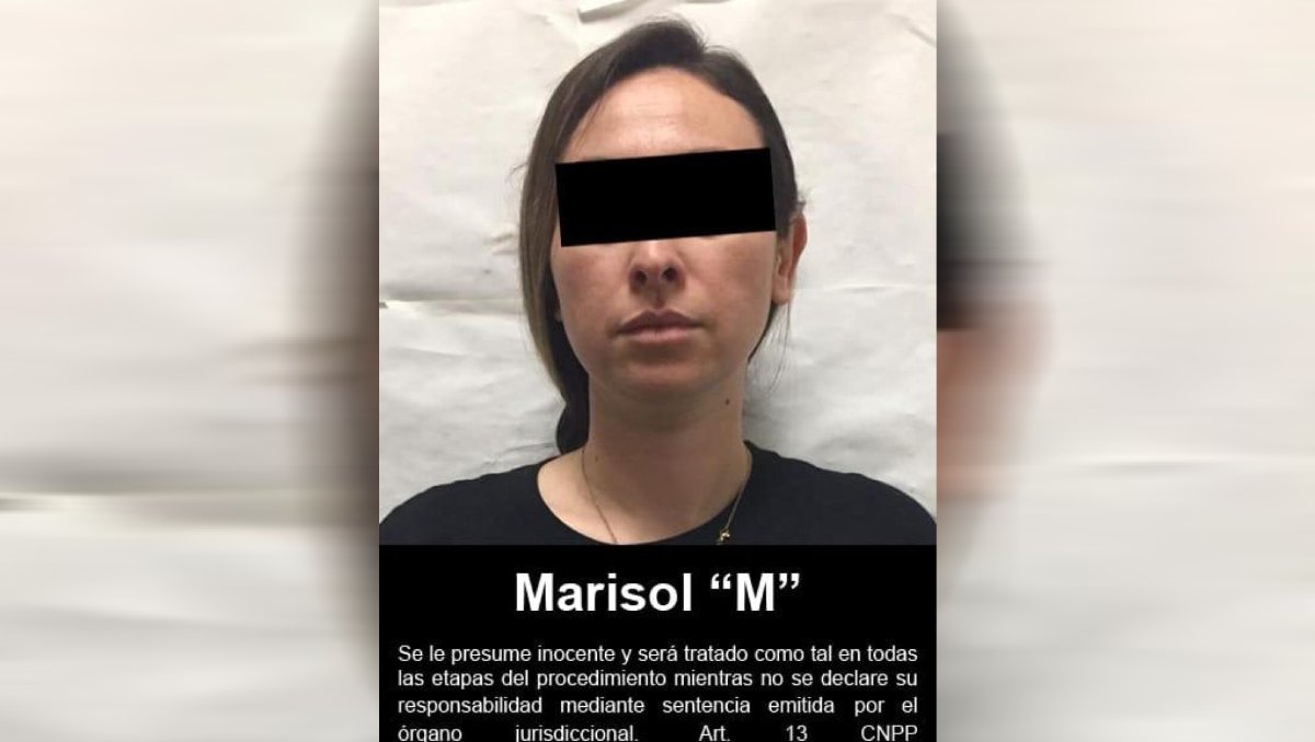 Marisol "M" presunta responsable del asesinato de su esposo. Foto: (Especial)