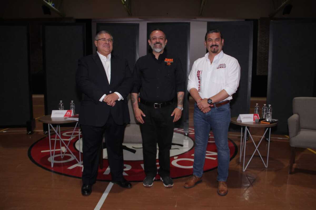 Sergio Lara, Jorge Torres, Shamir Fernández. | Manuel Guadarrama