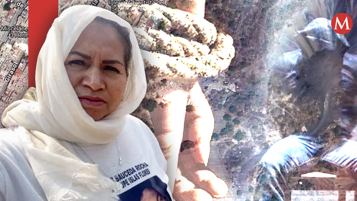 Activista Ceci Flores tras descubrimiento de restos humanos en CdMx (Diseño: Mauricio Ledesma).