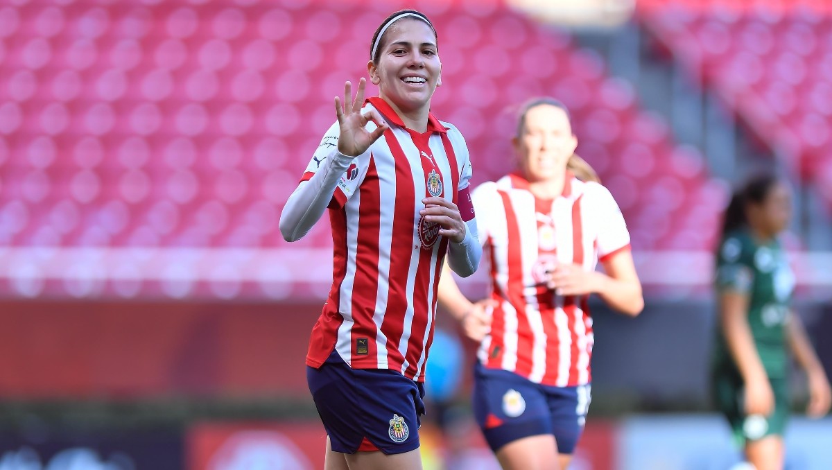 Alicia Cervantes, goleadora de Chivas femenil (Mexsport)