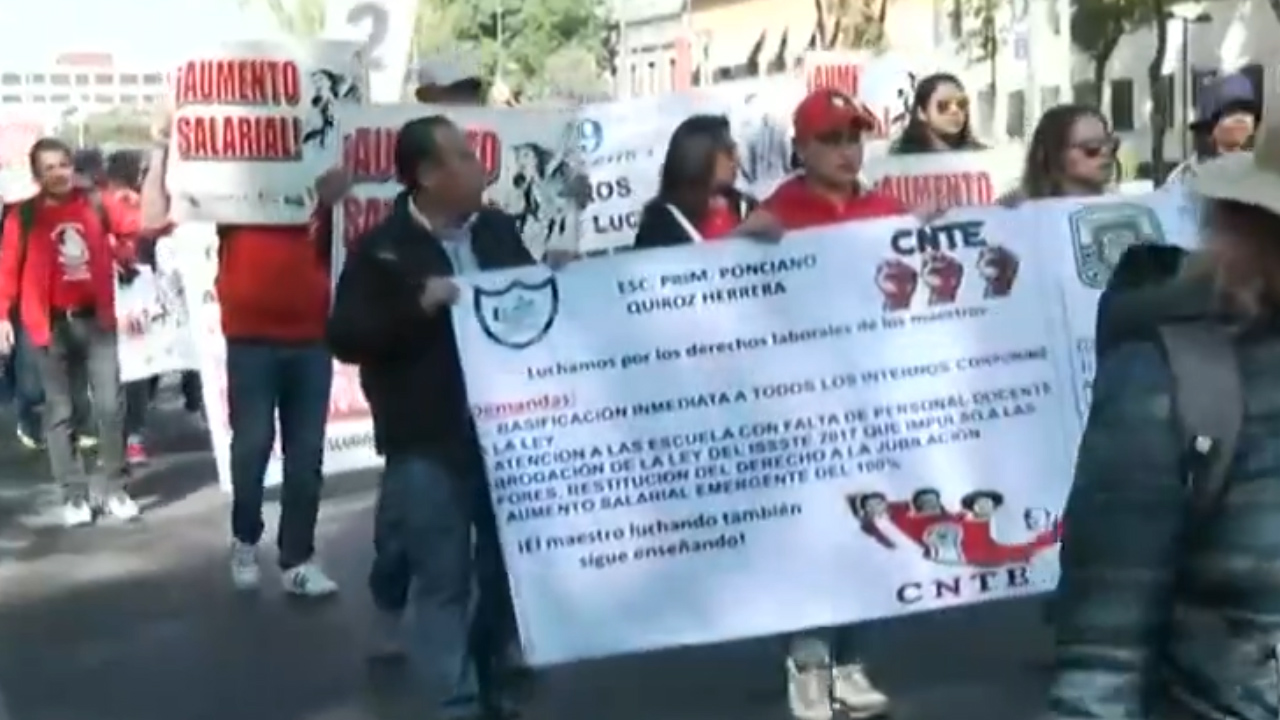 CNTE hará paro nacional a partir del 15 de mayo; instalarán plantón en CdMx