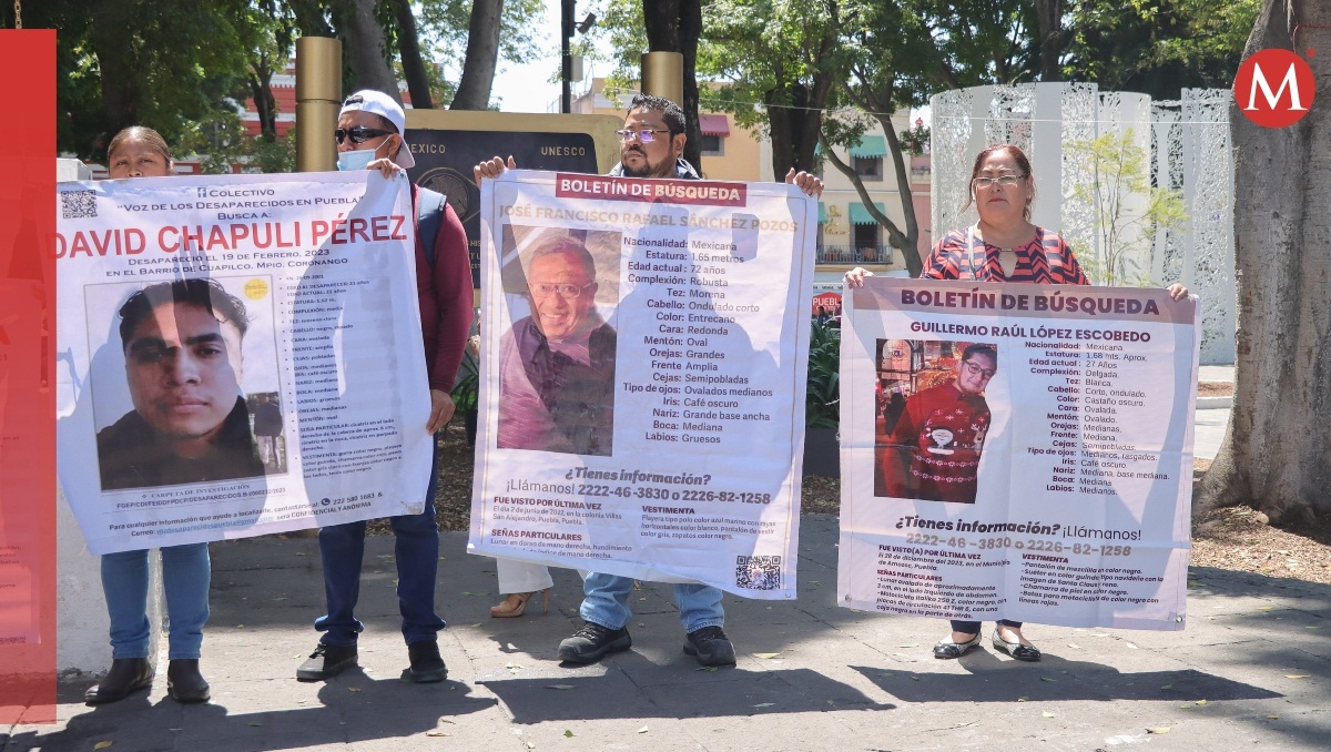 Colectivos en Puebla buscan alrededor de 3 mil personas desaparecidas | EsImagen
