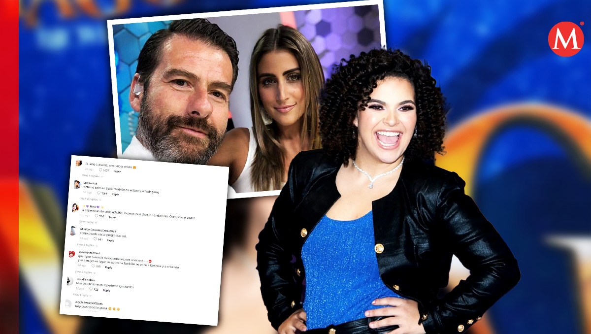 Eduardo Videgaray y Sofía rivera criticados en redes por comentarios a Lucerito Mijares.