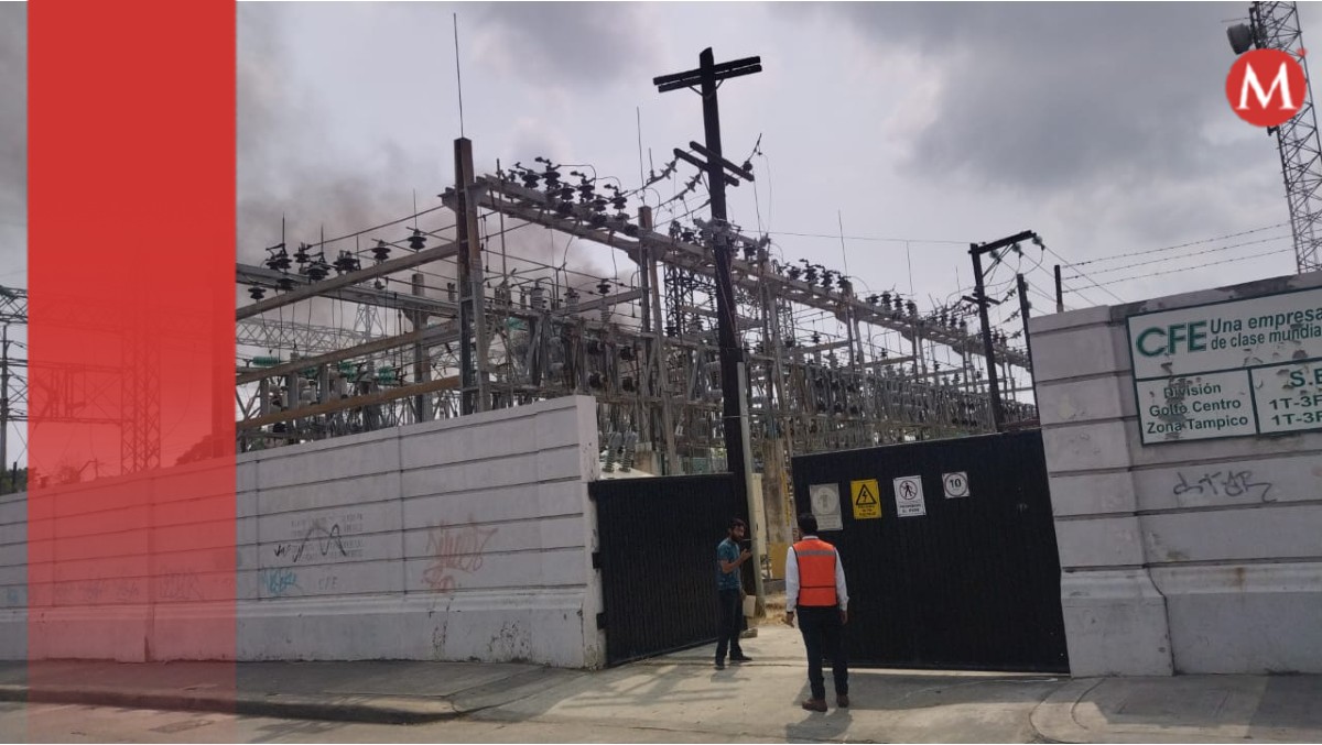 Fueron 32 mil afectados por incendio en subestación de CFE en Tampico