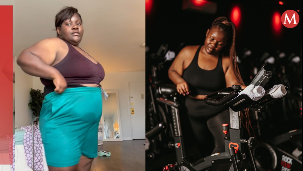 Mujer pierde 36 kilogramos por hacer ejercicio en bicicleta. | TikTok /@selflovecycle