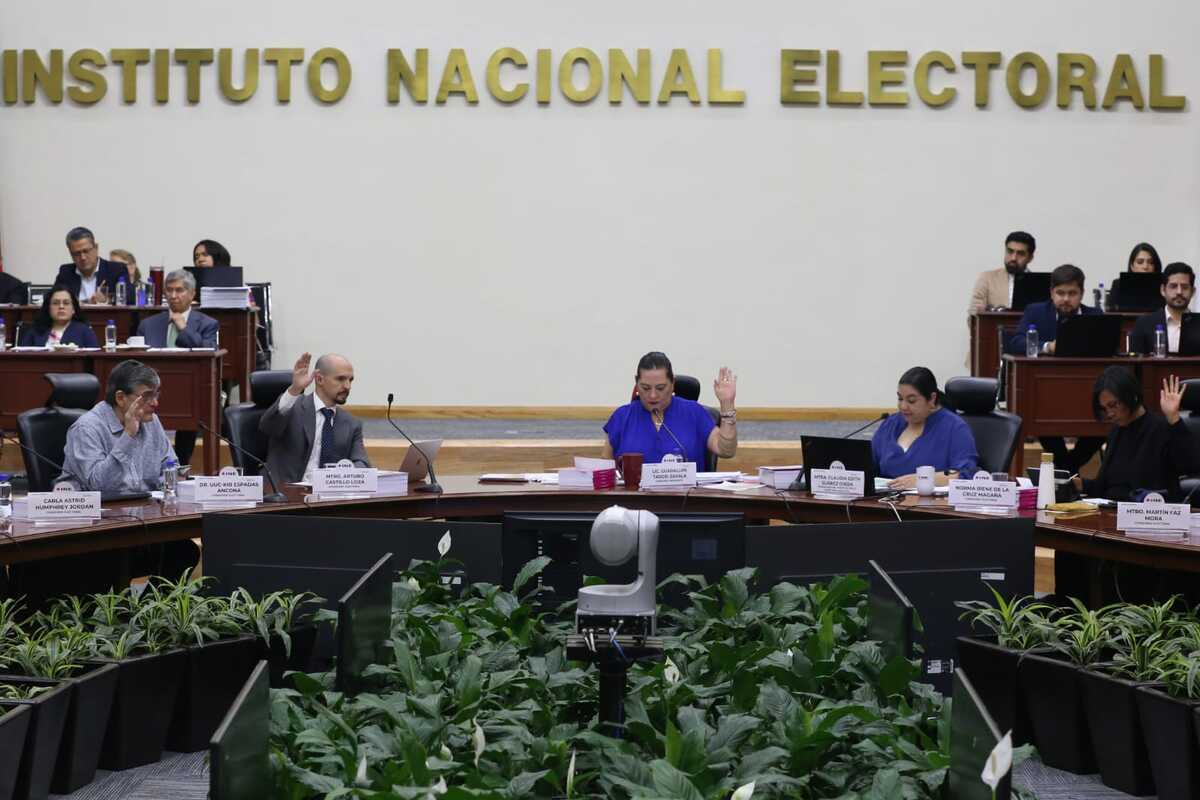 Sesión del consejo general del INE|Foto: Ariana Pérez