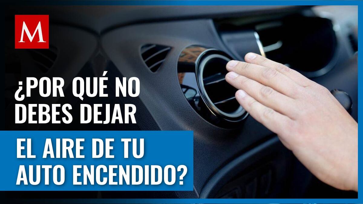 Esto sucede cuando dejas el aire acondicionado del auto encendido una vez que apagaste la unidad