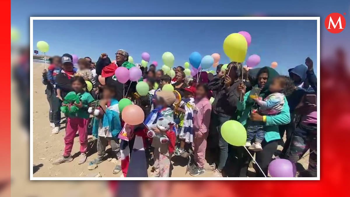 Voluntarios organizaron juegos para los niños y sus padres, además de darles regalos. Especial