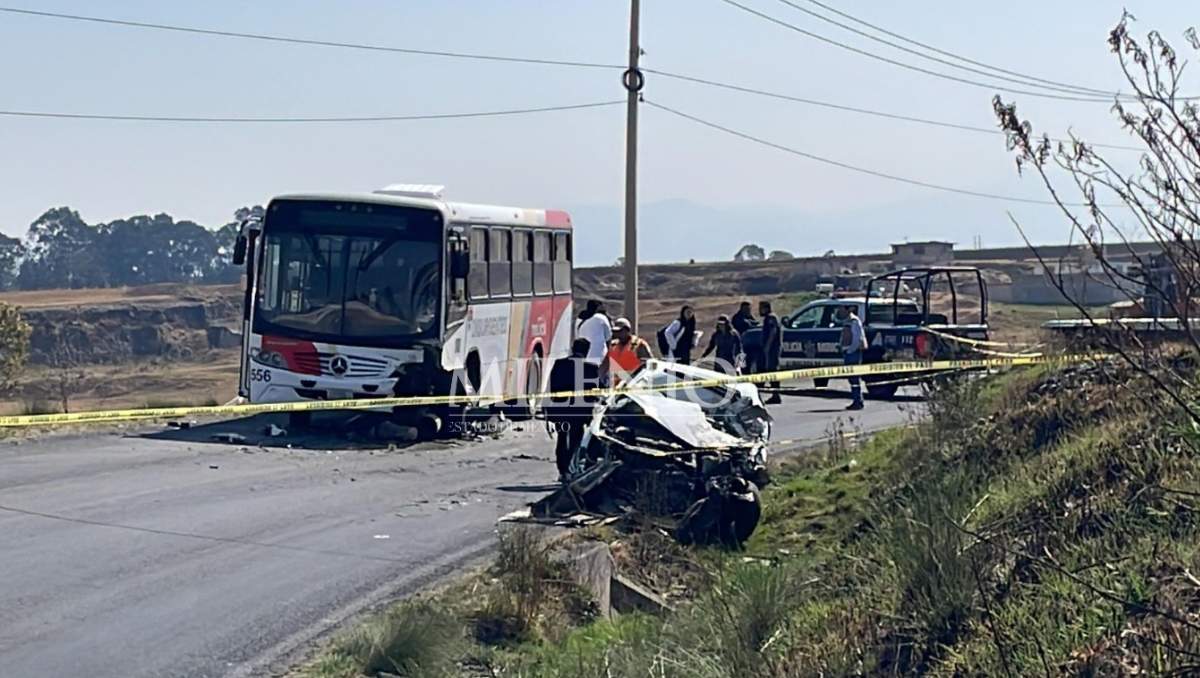 Accidente en carretera libre Toluca-Ixtlahuaca, deja una persona sin vida| Foto: Abadiel Martínez