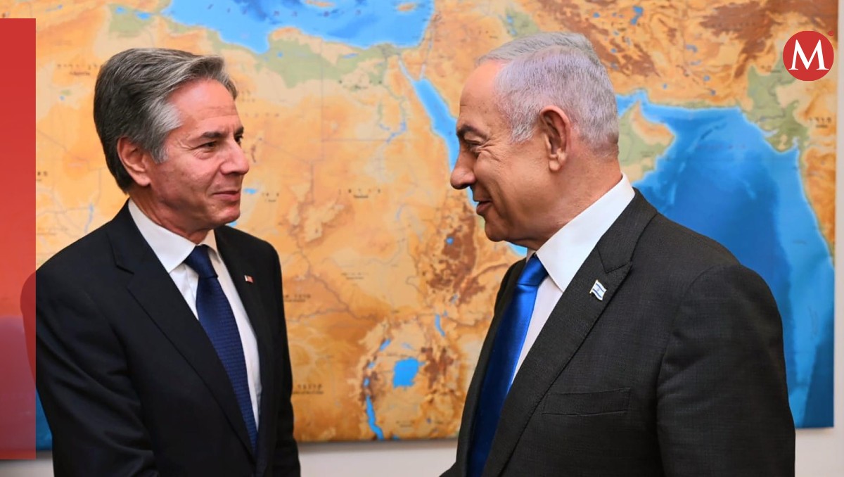 Antony Blinken se reunió con Benjamín Netanyahu de nueva cuenta. | EFE