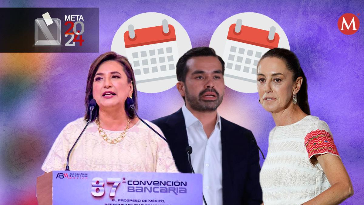 Los candidatos presidenciales continúan con sus giras de campañas antes de las elecciones. | Diseño: Margarita Salmoran