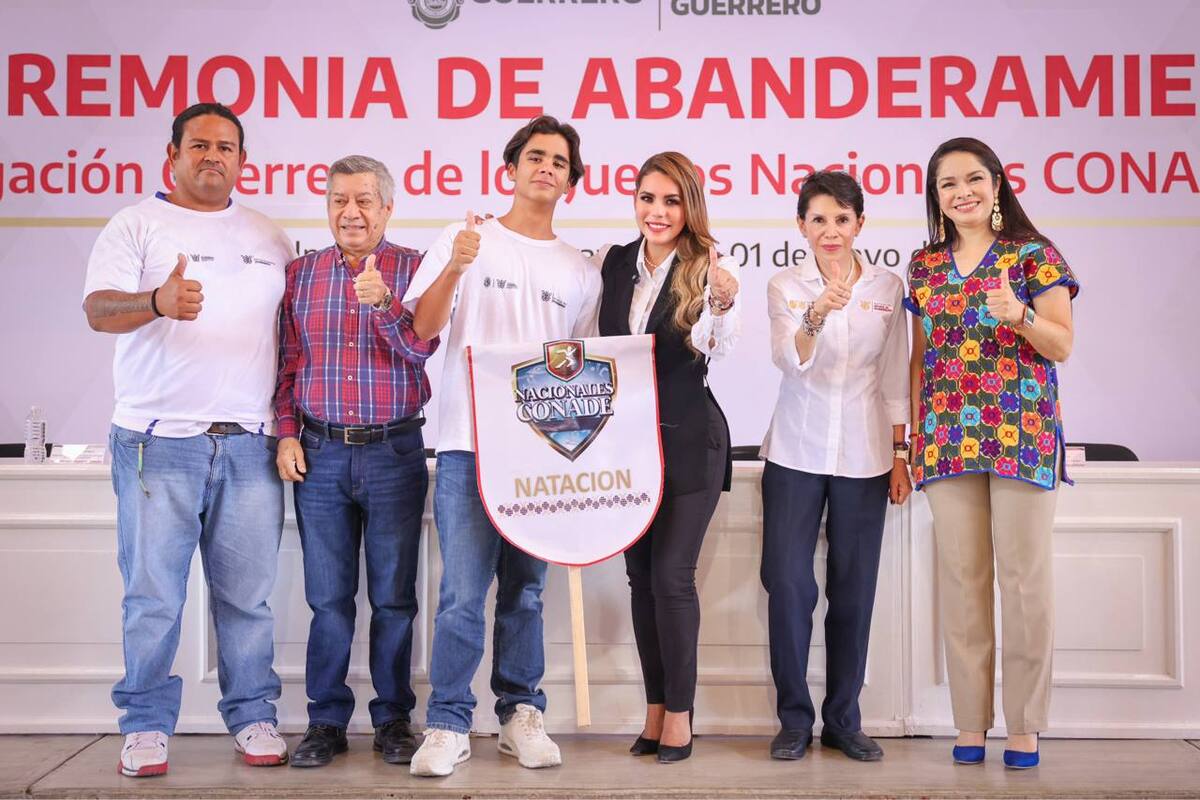 Evelyn Salgado abandera a la delegación de Guerrero en los Juegos Nacionales CONADE 2024