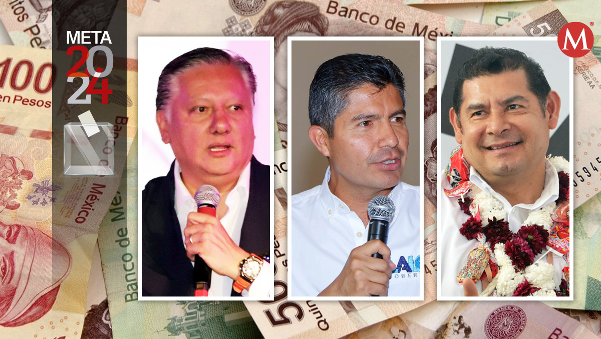 Esto gastan aspirantes gubernatura de Puebla en primer mes de campaña | EsImagen | Diseño Milenio